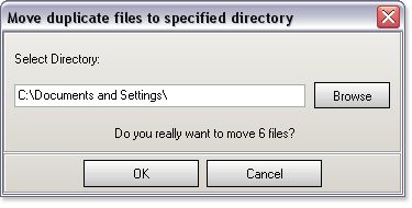 Move duplicates 
to folder